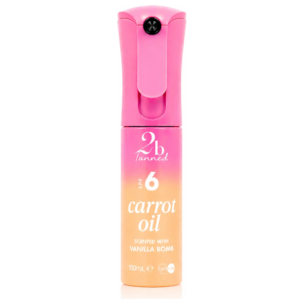 2bTanned SPF 6 Carrot Oil Vanilla Bomb