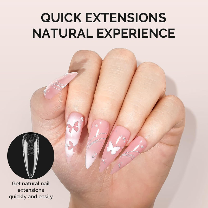 Long Almond Stiletto X Nail Tips 600pcs 15 Sizes