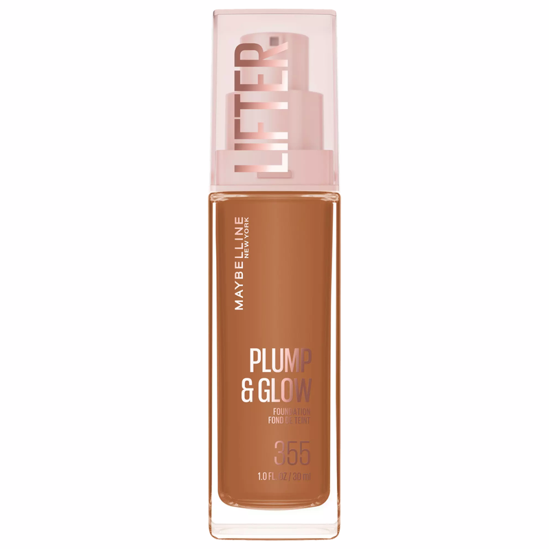 Maybelline Lifter Plump & Glow Foundation 355, foundation met hyaluronzuur