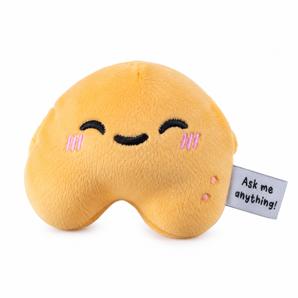 Magic Fortune Teller Cookie Plush Squishy van Boozyshop, pluche squishy in de vorm van een gelukskoekje