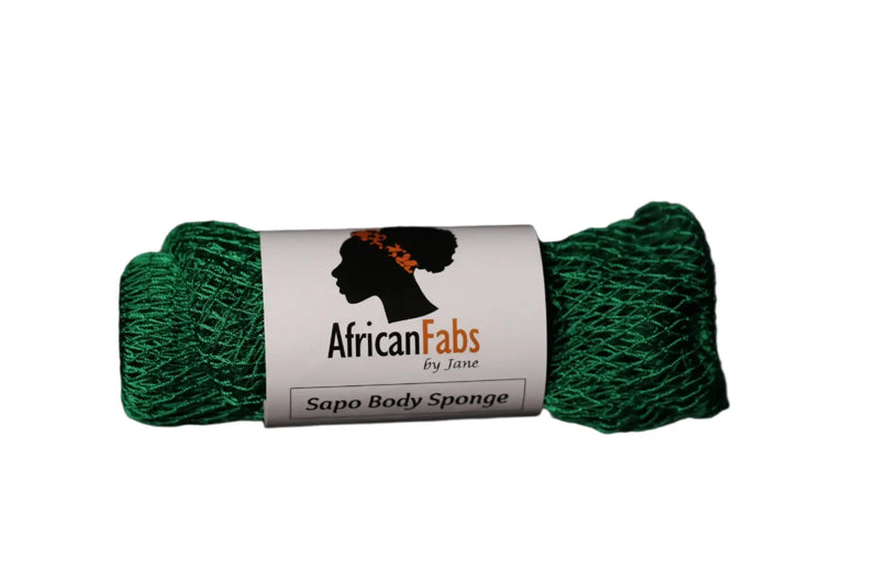 African Fabs African Net Sponge Sapo Green