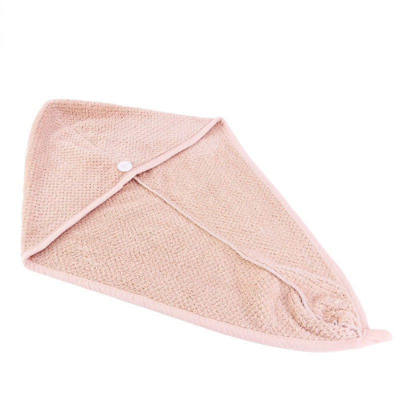 African Fabs Microfiber Hair Towel Misty Rose 1