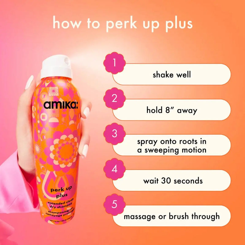 Amika Perk Up Plus Extended Clean Dry Shampoo 199 ml.