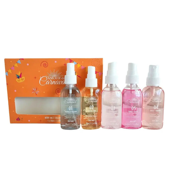 Amour de Carnaval 5x 50ml Body Mist Gift Set