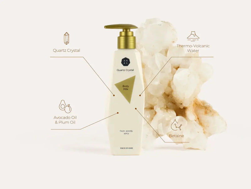 Anas Quartz Crystal Body Milk