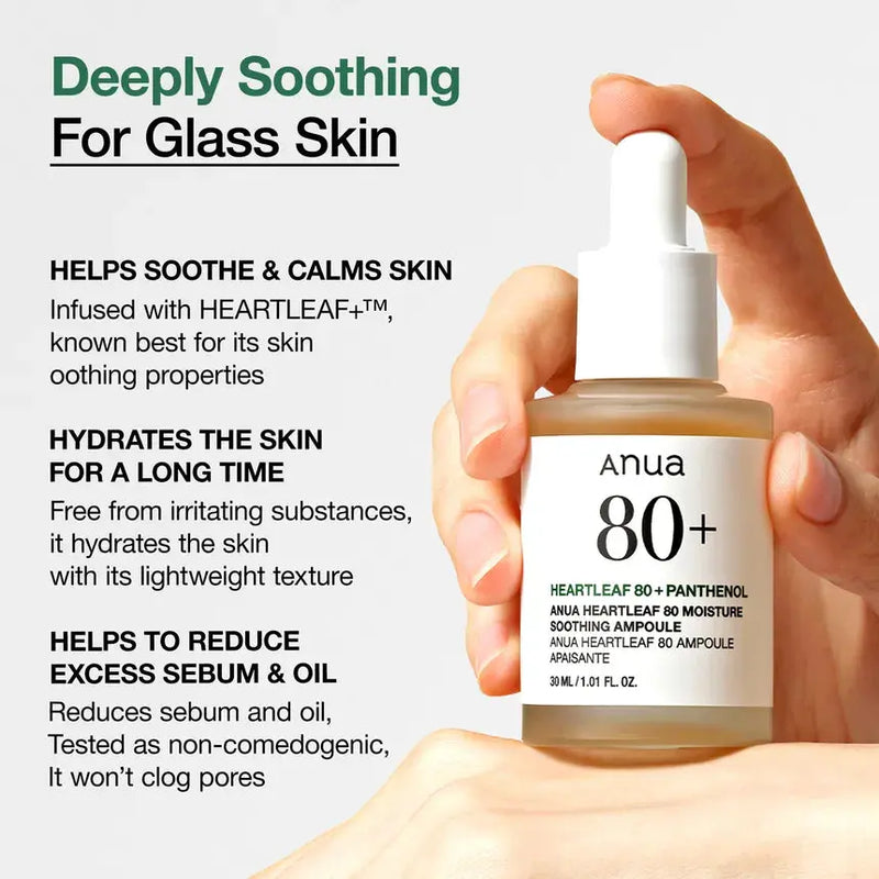 Anua Heartleaf Soothing Skincare Routine Set