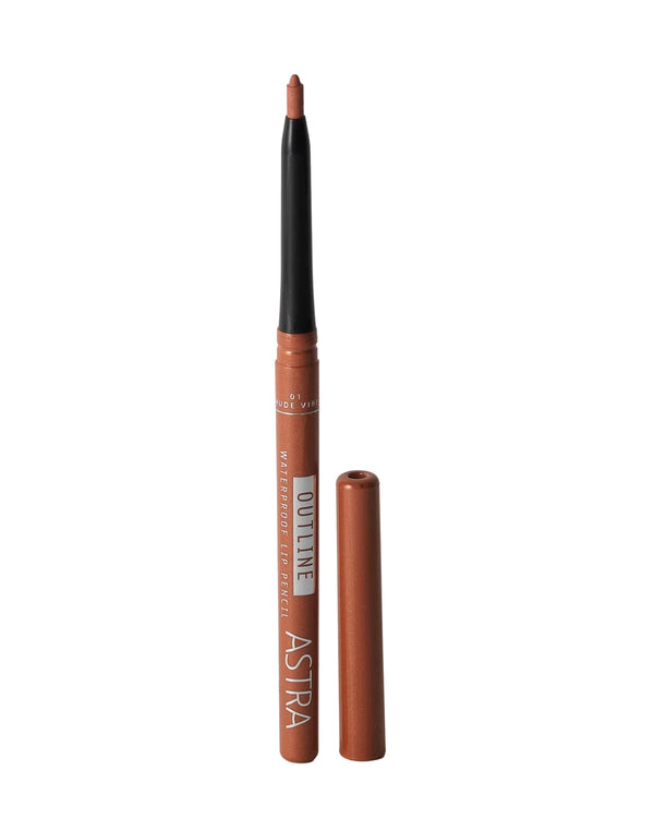 Astra Make Up Outline Waterproof Lip Pencil Nude Vibe