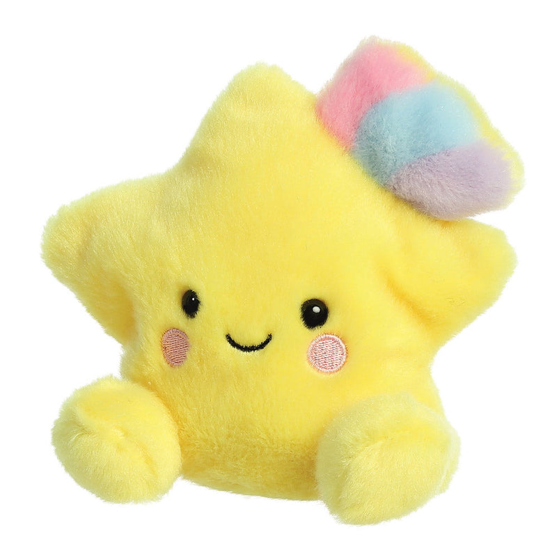 Aurora World Palm Pals Pisces Star, zachte gele pluche knuffel van 11 cm, foto 5 van 6