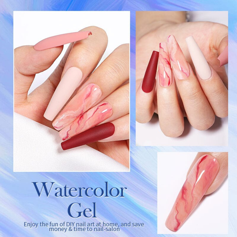 Born Pretty Transparent Watercolor Nail Gel