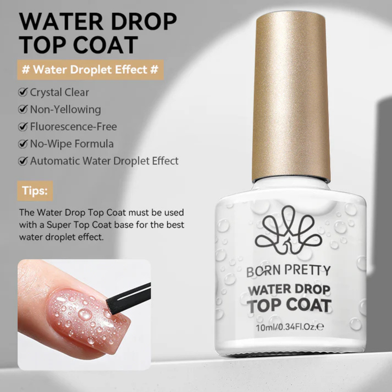 Born Pretty Water Drop Top Coat