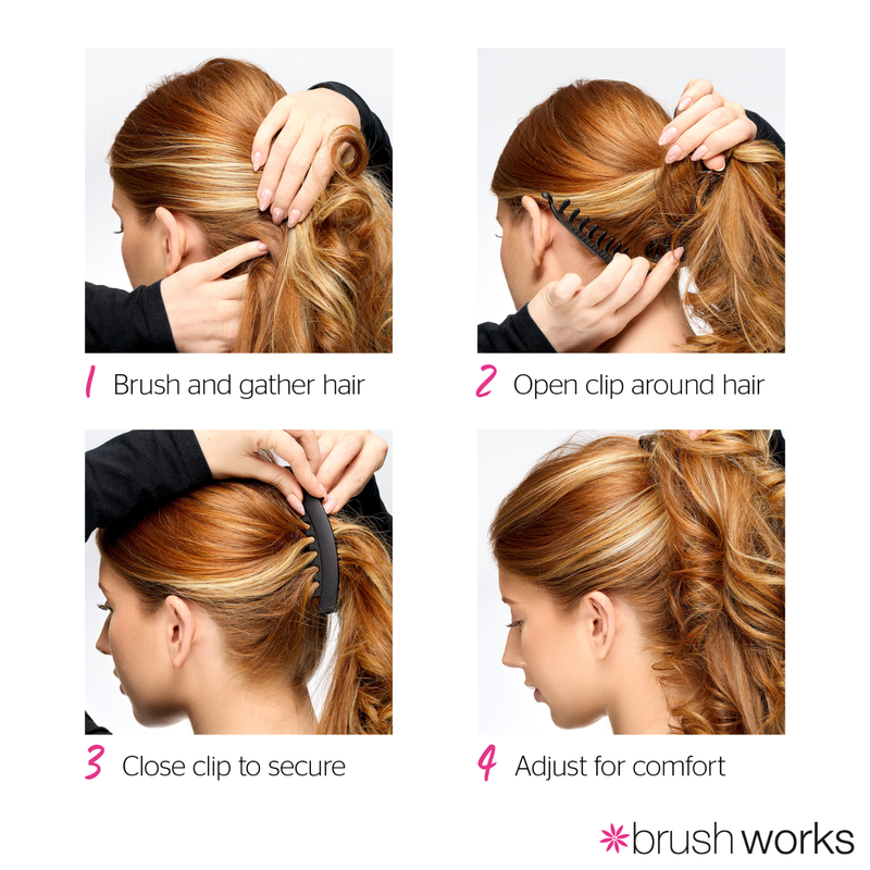 Brushworks Banana Hair Clips
