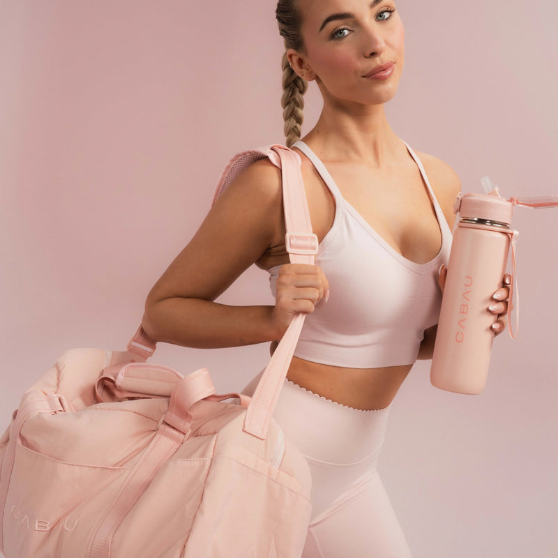 Cabau Lifestyle Bloom Bottle Stainless Steel Soft Pink