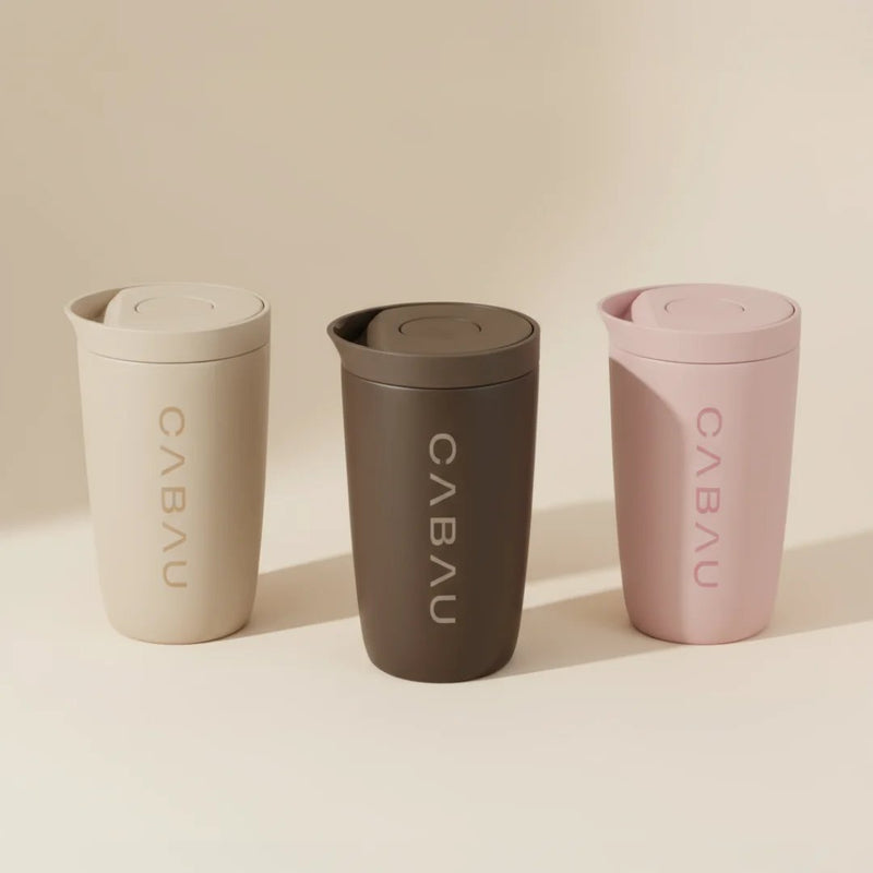 Cabau Lifestyle Bloom Cup Stainless Steel Brown