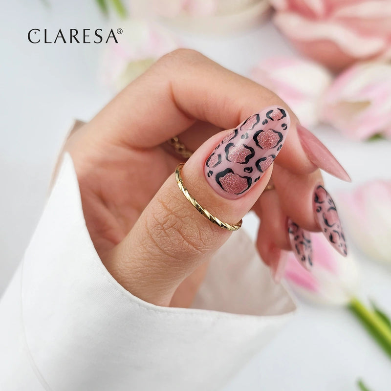 Claresa UV/LED Cat Eye Nail Polish Nude Glow Light Peach