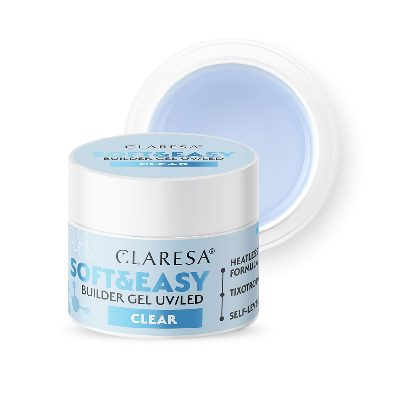 Claresa UV/LED Hard & Easy Builder Gel Clear 12g