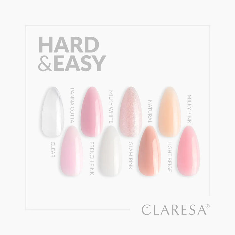 Claresa UV/LED Hard & Easy Builder Gel French Pink 12g