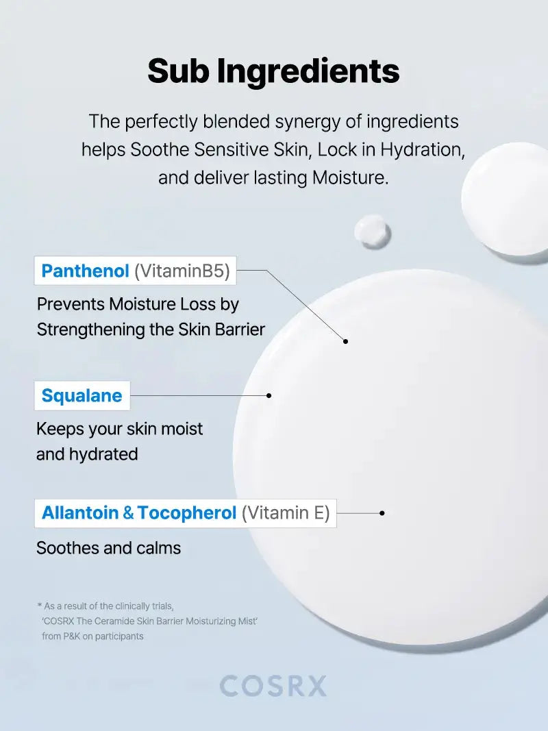 COSRX The Ceramide Skin Barrier Moisturizing Mist