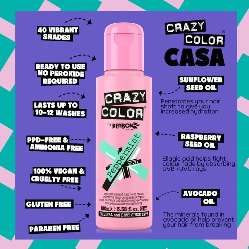 Crazy Color 71 Peppermint