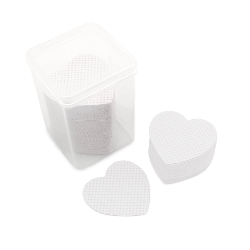 Daily Charme Heart-Shaped Nail Cleansing Wipe White 200pcs