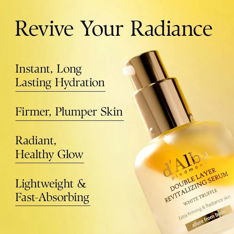 d'Alba White Truffle Double Layer Revitalizing Serum 30 ml