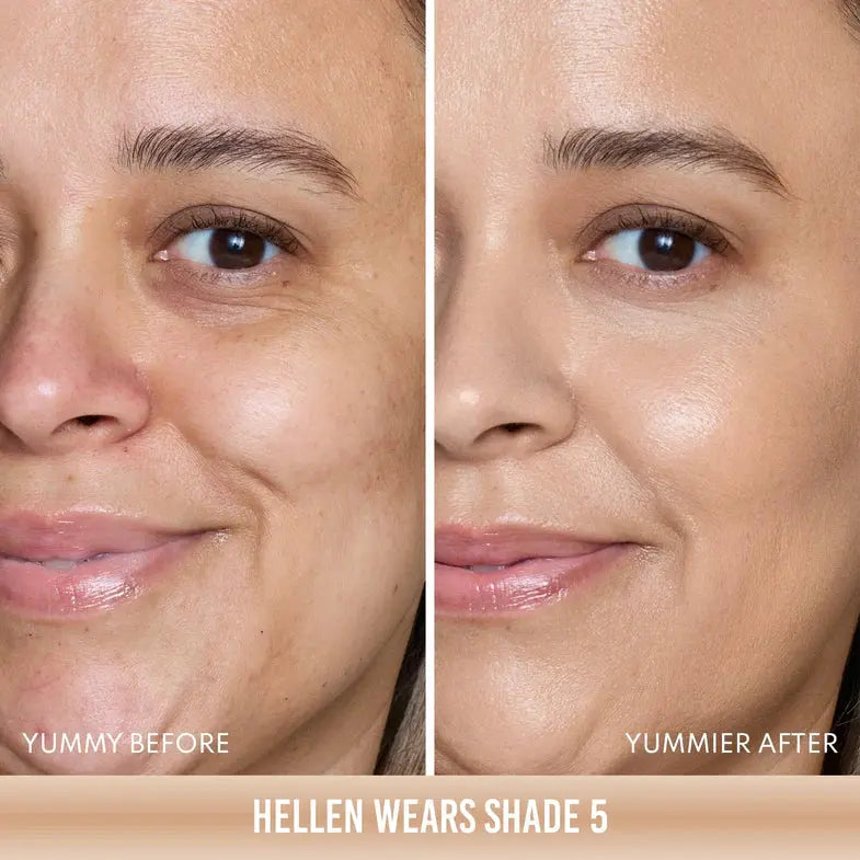 Danessa Myricks Beauty Yummy Skin Serum Skin Tint 5, lichte foundation met serum, foto 2 van 6