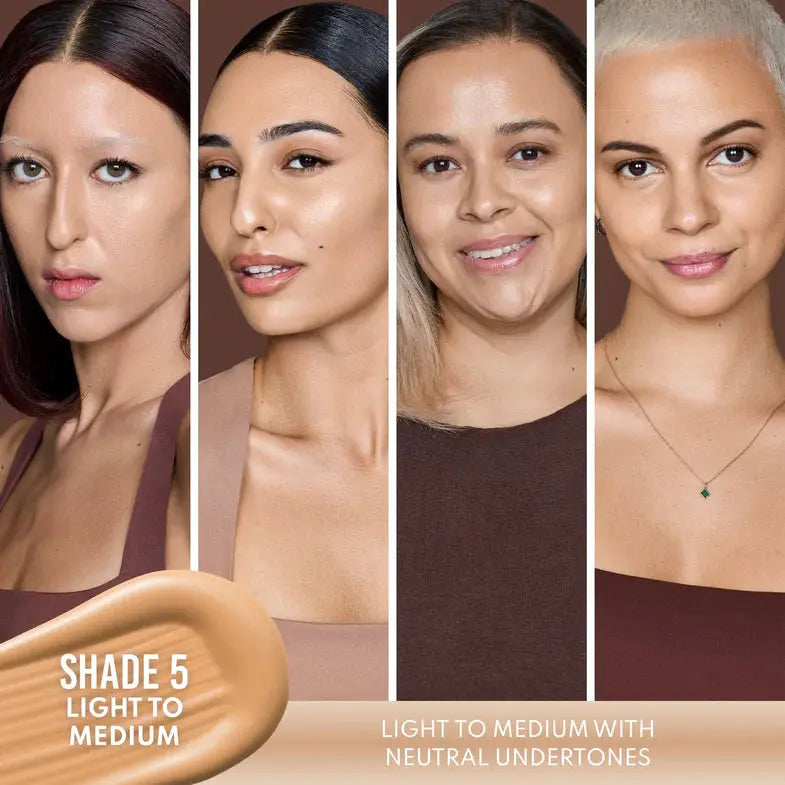 Danessa Myricks Beauty Yummy Skin Serum Skin Tint 5, lichte foundation met serum, foto 3 van 6