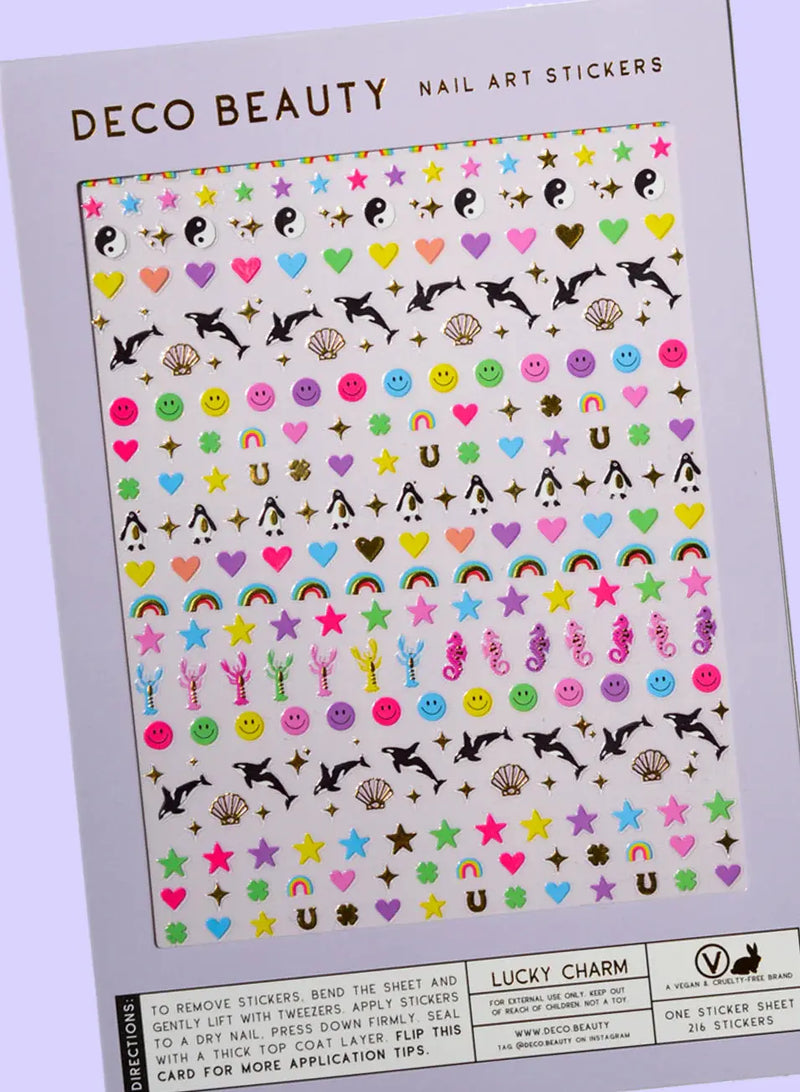 Deco Beauty Nail Art Stickers Lucky Charm