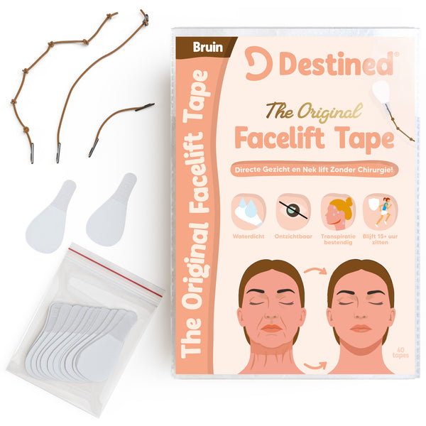 Destined Beauty Facelift Tape Set Original Brown