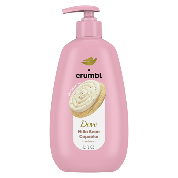 Dove x Crumbl Moisturizing Liquid Hand Wash Nilla Bean Cupcake