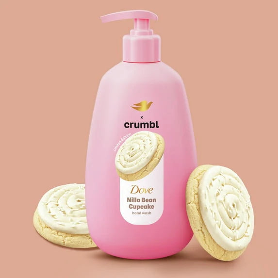 Dove x Crumbl Moisturizing Liquid Hand Wash Nilla Bean Cupcake
