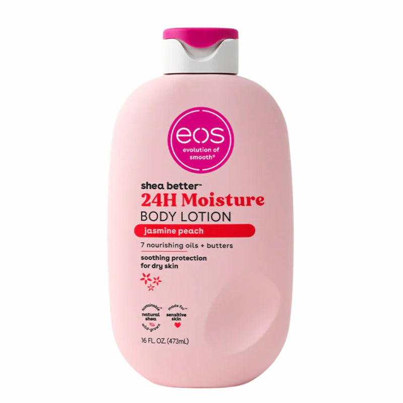 EOS Shea Better Body Lotion Jasmine Peach Flip Cap