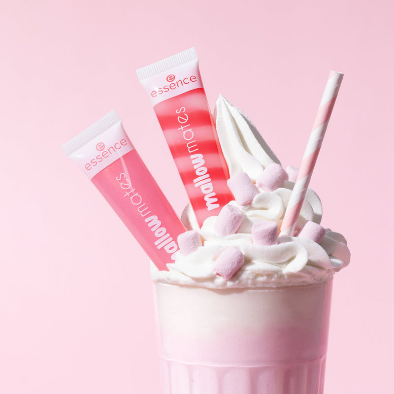 Essence Mallow Mates Peptide Lip Duo 01 Better Together, set met lipmasker, lipgloss en houder, foto 3 van 6