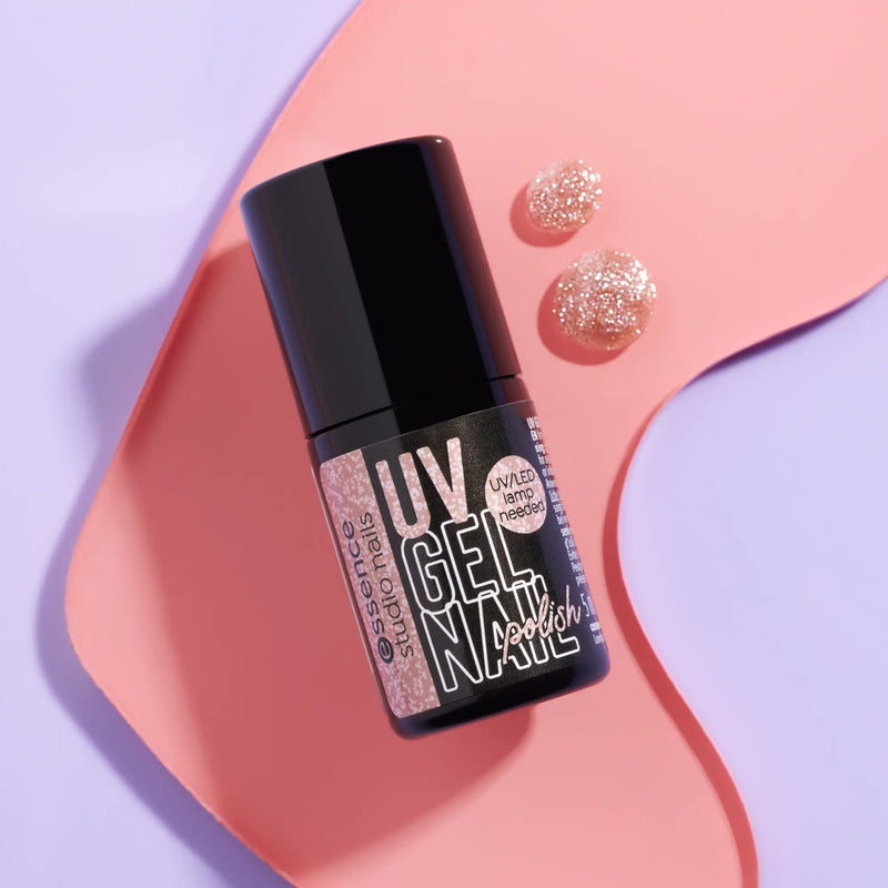 Essence Studio Nails UV Gel Nail Polish 24 Glitterally ROSE