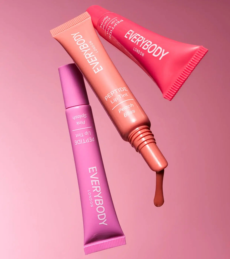 Everybody London Peptide Lip Tint Pink Splash