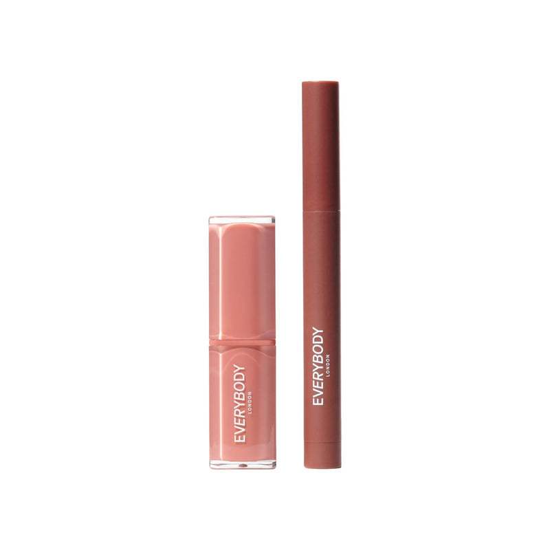 Everybody London Pink Blush Lip Set, lipliner en plumping lipstick, foto 4 van 4