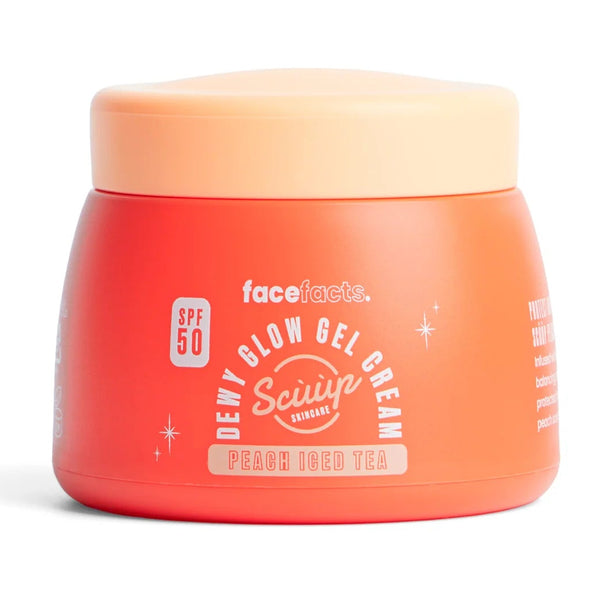 Face Facts Scuup Peach Iced Tea SPF50 Jello Glow Cream