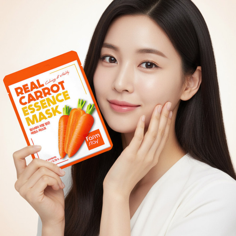 Farmstay Real Carrot Essence Mask