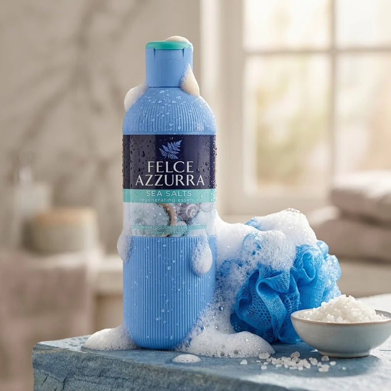 Felce Azzurra Fragrant Shower Gel Sea Salt 650 ml.