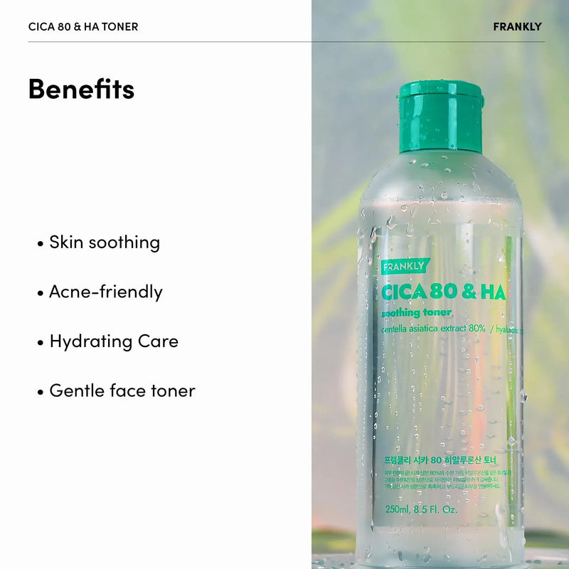 FRANKLY Cica 80% & Hyaluronic Acid Toner