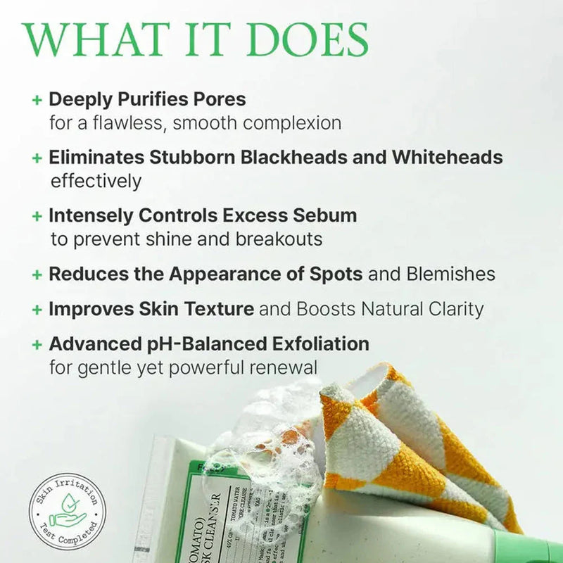Fully Green Tomato Clay Pack Cleanser Mini