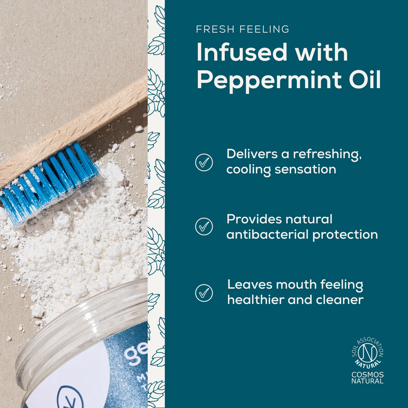 Georganics Whitening Toothpowder Peppermint