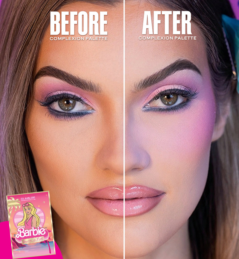 Glamlite x Barbie Dream In Pink Complexion Kit