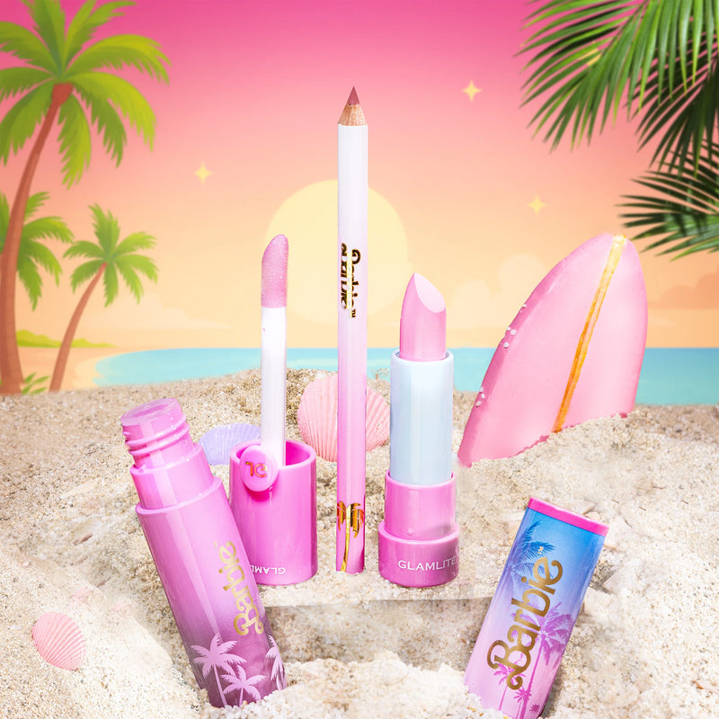 Glamlite x Barbie Malibu Lip Kit