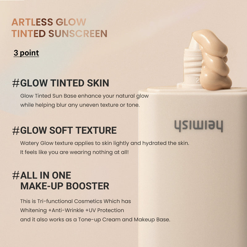Heimish Glow Tinted Sunscreen Shine Beige SPF50+ PA++++