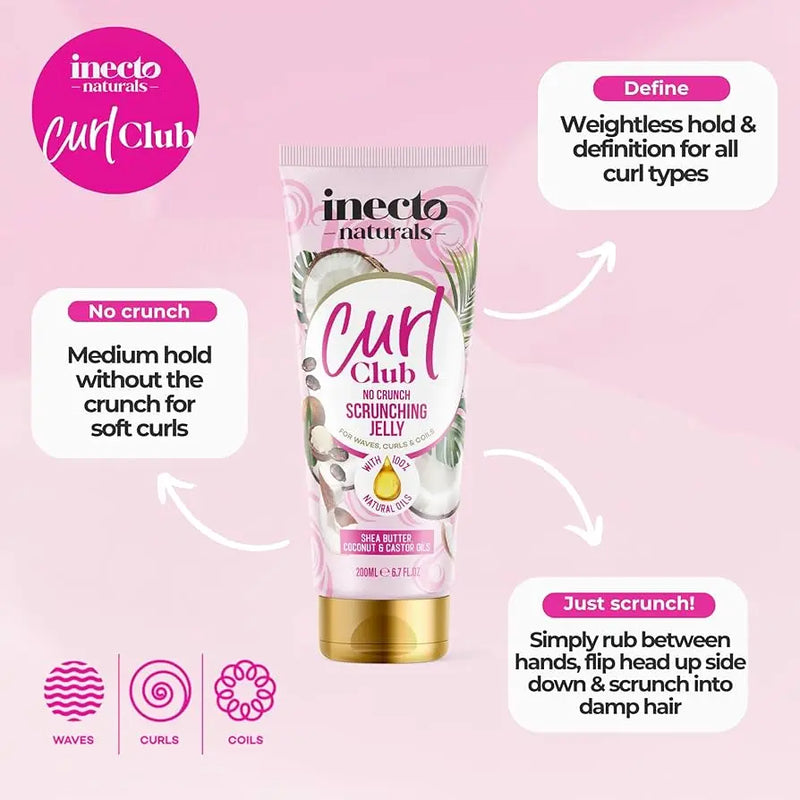 Inecto Naturals Curl Club Scrunch Jelly