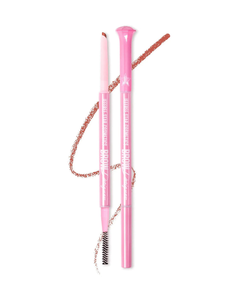 Jeffree Star Cosmetics Brow Designer Brow Pencil Star Red, wenkbrauwpotlood met schuine tip
