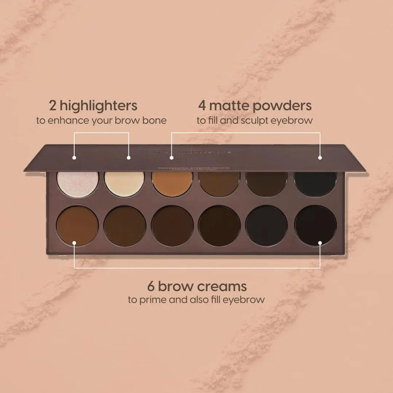 Kara Beauty Every Shade of You Gel & Powder Eyebrow Palette