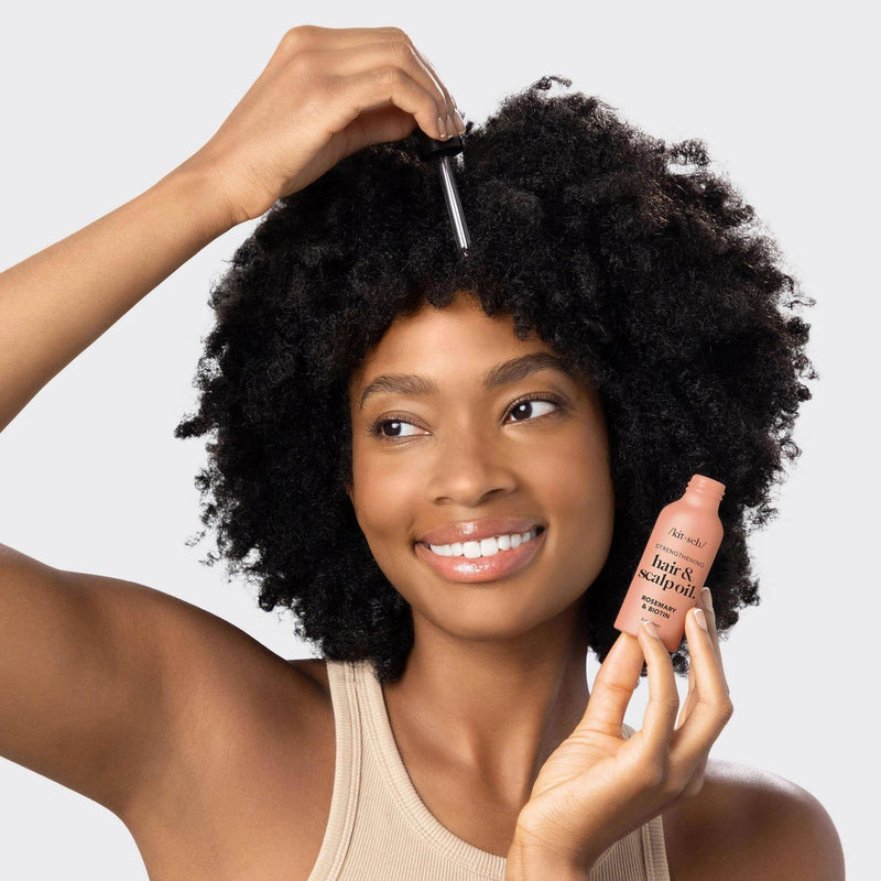 Kitsch Strengthening Scalp & Hair Oil with Rosemary & Biotin 60 ml.