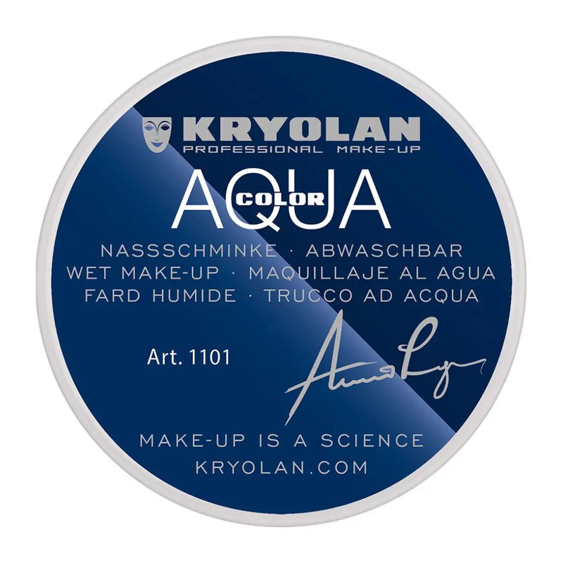 Kryolan Professional Make-up Aquacolor Schmink 070 White