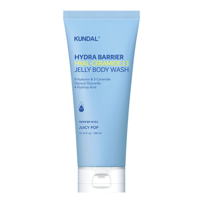 Kundal Hydra Barrier Hyal-ceramide 13 Jelly Body Wash, dagelijkse reiniger met jelly textuur